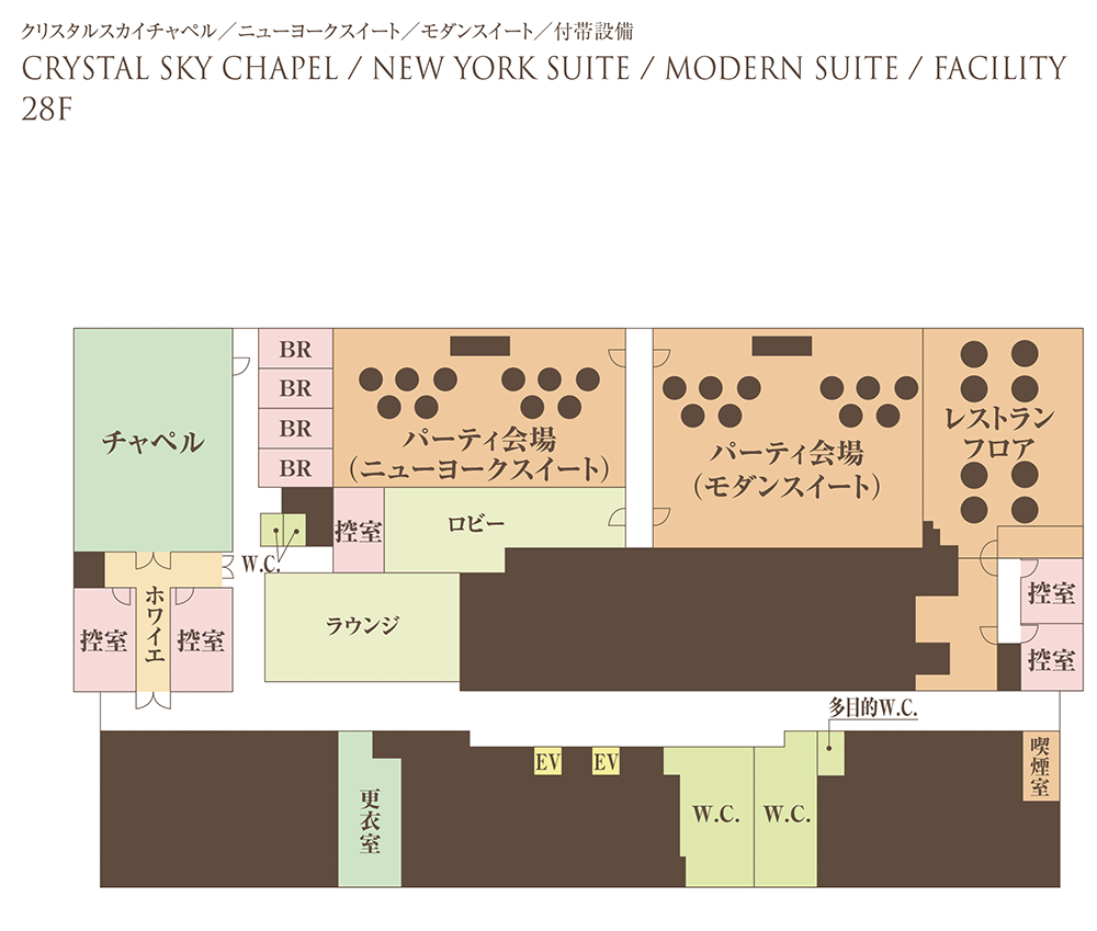 CIRQ大阪 フロア図