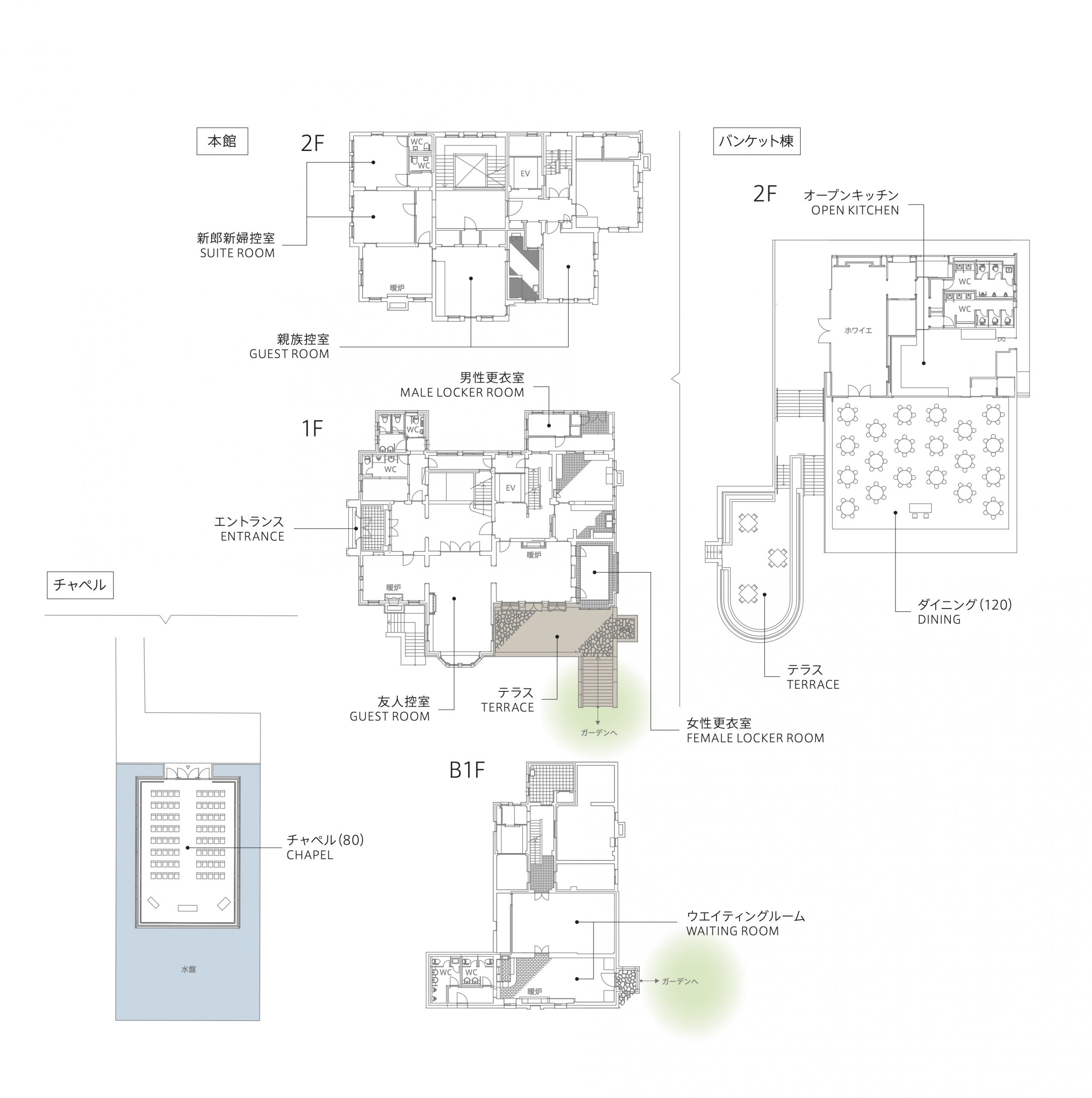 CIRQ神戸塩屋 フロア図